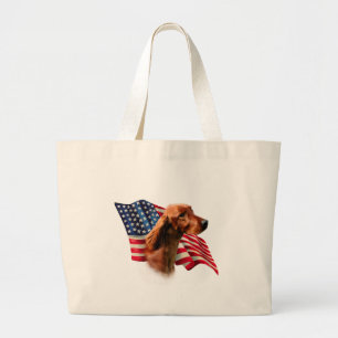 Bolsa Tote Grande Irish Setter Flag