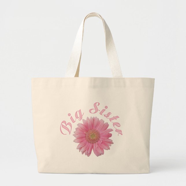 Bolsa Tote Grande Irmã mais velha do Gerbera (Frente)