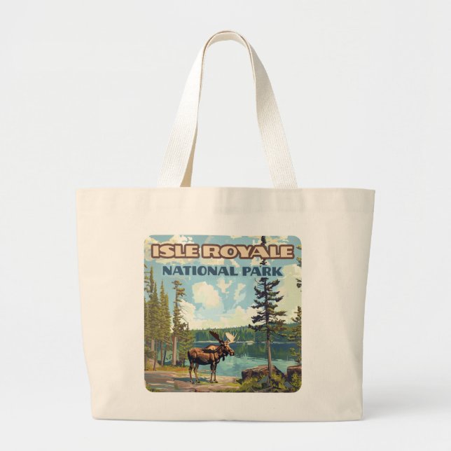Bolsa Tote Grande Isle Royale National Park Michigan Lake (Frente)