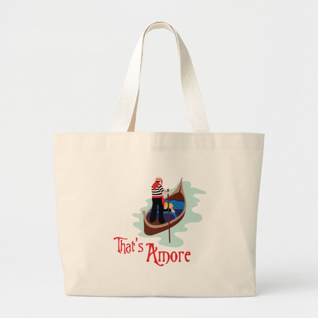 Bolsa Tote Grande Isso é Amore (Frente)