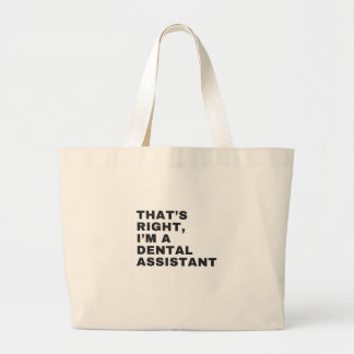 BOLSA TOTE GRANDE ISSO É CERTO QUE SOU UM ASSISTENTE DENTAL