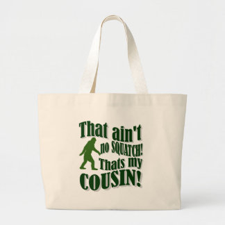 Bolsa Tote Grande Isso não é nenhum esquadrão que é meu primo!