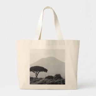 Bolsa Tote Grande Itália Souvenir do vulcão Monte Vesúvio