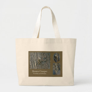 Bolsa Tote Grande Itens de Coordenada do Passageiro Marrom Creeper