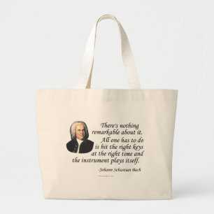 Bolsa Tote Grande J.S. Bach no jogo