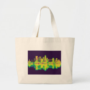 Bolsa Tote Grande Jacksonville Florida Skyline