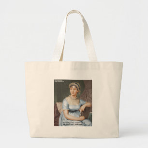 Bolsa Tote Grande Jane Austen Amou Você Menos Citação Em Presentes &