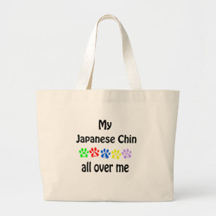 Bolsa Tote Grande Japonês Chin Walks Design