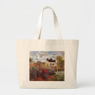 Bolsa Tote Grande Jardim da dália em belas artes de Argenteuil