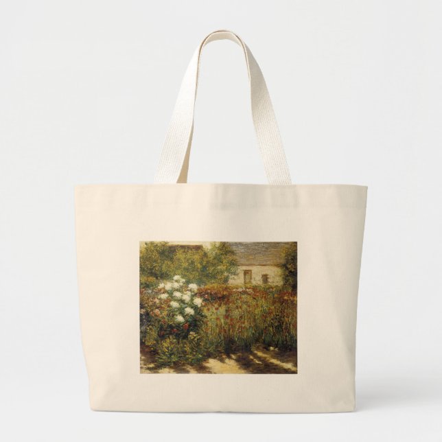 Bolsa Tote Grande Jardim de Giverny (Frente)