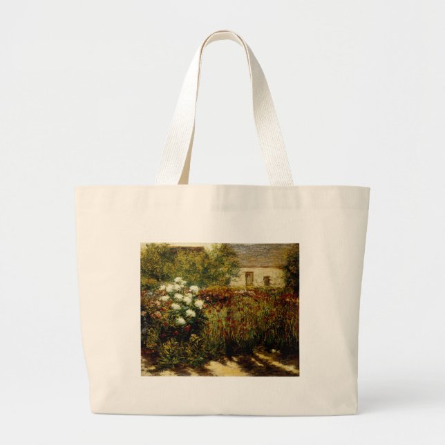 Bolsa Tote Grande Jardim de Giverny (Frente)
