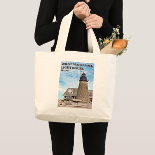 Bolsa Tote Grande Jardim do Monte Desert Rock, Maine Tote Bag