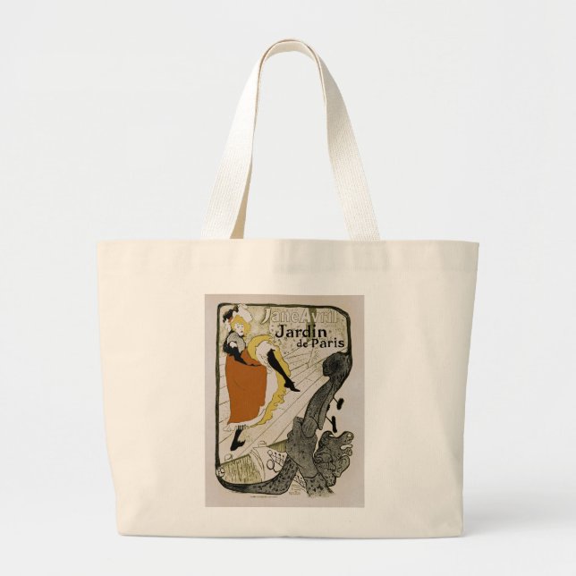 Bolsa Tote Grande Jardin de Paris (Frente)
