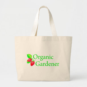Bolsa Tote Grande Jardineiro Orgânico - Morangos