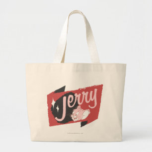 Bolsa Tote Grande Jerry Red e Black Logo