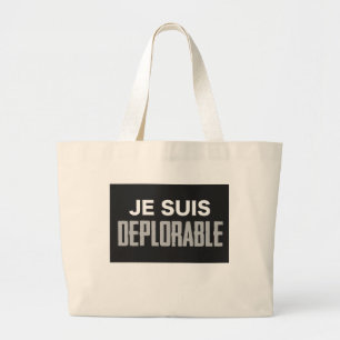 Bolsa Tote Grande JeSuisDeplorable