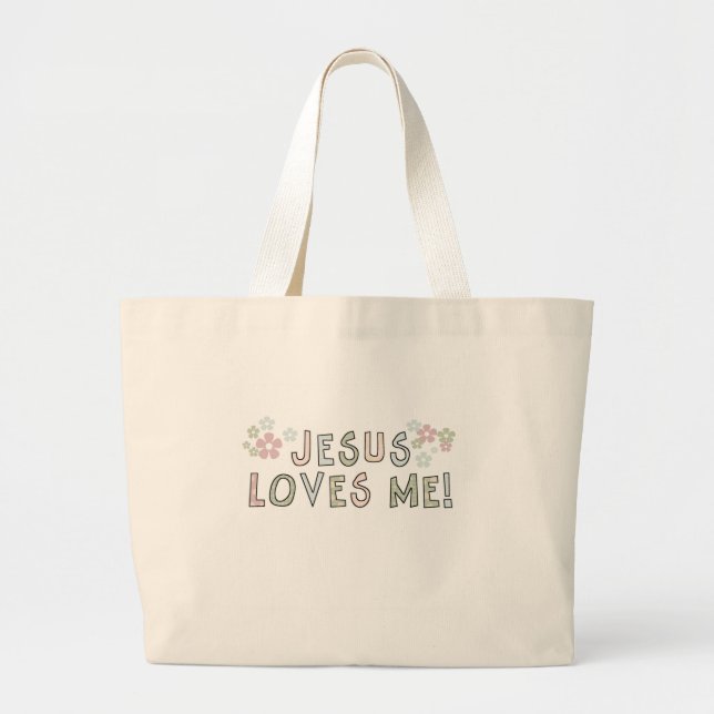 Bolsa Tote Grande Jesus ama-me (Frente)