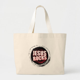 Bolsa Tote Grande Jesus balança o preto 5