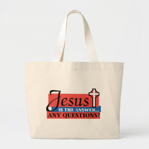 Bolsa Tote Grande Jesus é a resposta