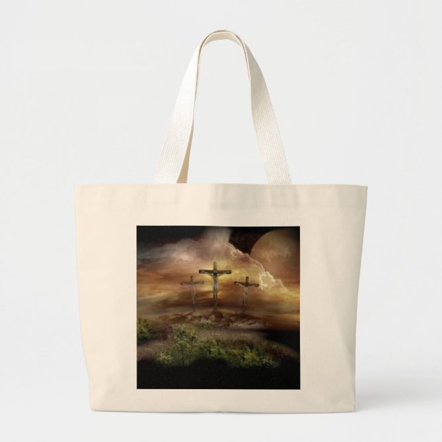 BOLSA TOTE GRANDE JESUS NA CRUZ (Frente)