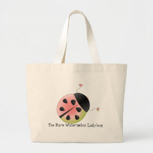 Bolsa Tote Grande Joaninha da melancia