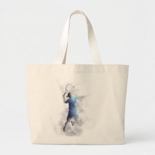 Bolsa Tote Grande JOGADOR DE TÉNIS - sacola