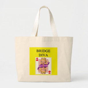 Bolsa Tote Grande jogador duplicado do jogo da ponte
