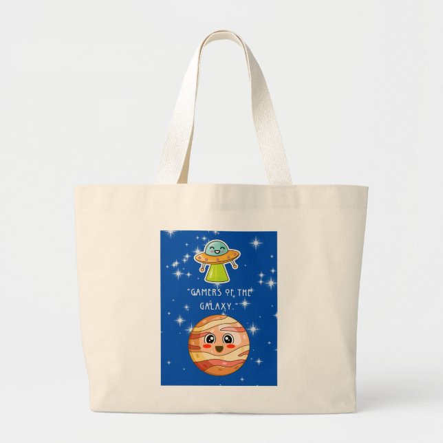 BOLSA TOTE GRANDE JOGADORES DA GALÁXIA (Frente)