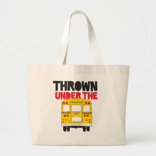 Bolsa Tote Grande Jogue sob a citação engraçada do ônibus escolar am
