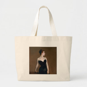 Bolsa Tote Grande John Singer Sargent Madame X Art Impressão Retrat