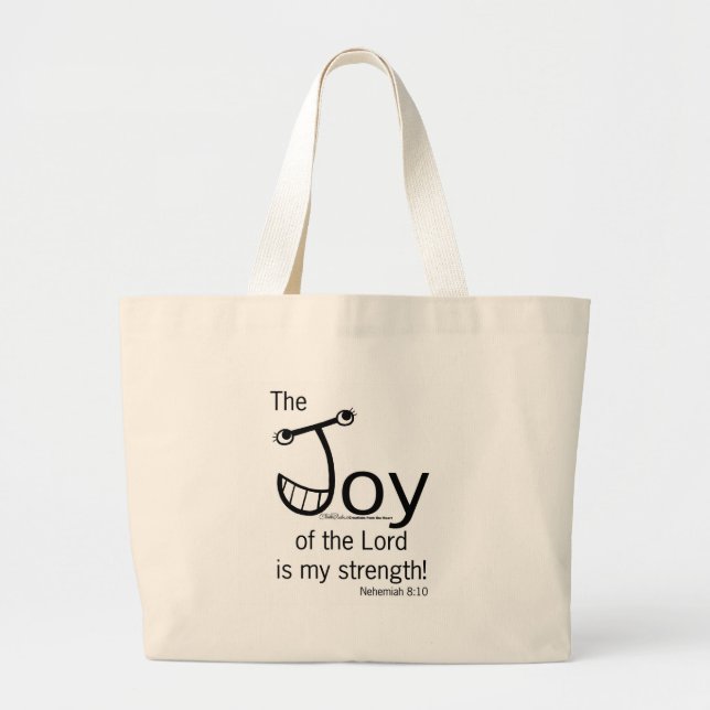 Bolsa Tote Grande JOY of the Lord (Frente)