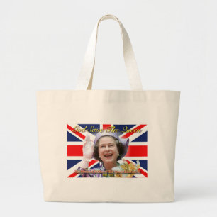 Bolsa Tote Grande Jubileu de diamante do HM rainha Elizabeth II