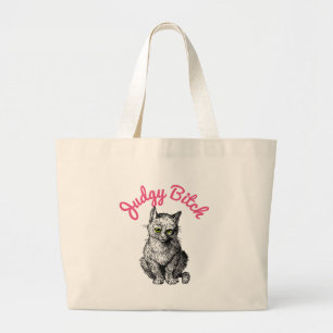 Bolsa Tote Grande Judgy Kitten
