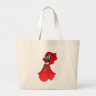 Bolsa Tote Grande Julia Lolita Belly Dancer Art