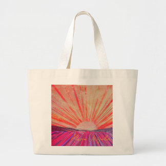 Bolsa Tote Grande Jumbo Tote Bag with Artwork titled "Daybreak" 