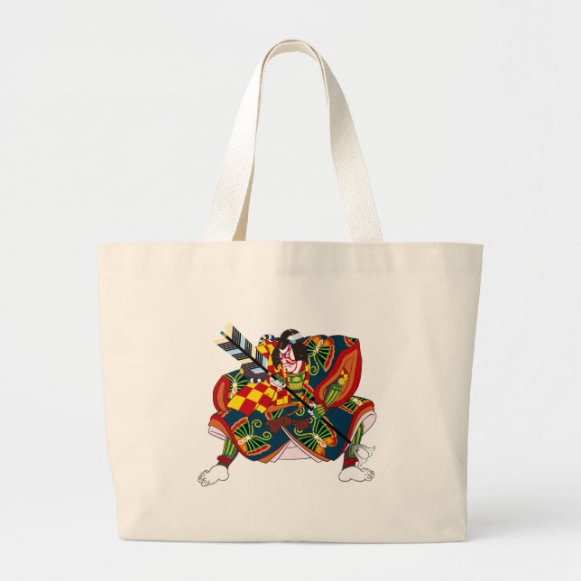 Bolsa Tote Grande kabuki (Frente)