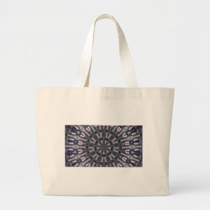 BOLSA TOTE GRANDE KALEIDOSCÓPIO PSIQUEDÉLICO/MEMÓRIAS MÍSTICAS