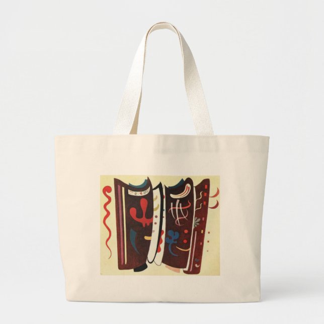 Bolsa Tote Grande Kandinsky Brown com Abstrato suplementar (Frente)