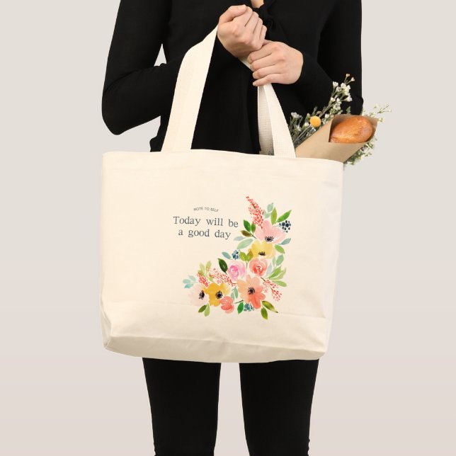 Bolsa Tote Grande Kaye e Summer Floral (Frente (produto))