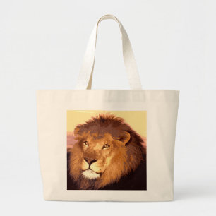 Bolsa Tote Grande King Lion