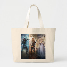 Bolsa Tote Grande Kingsmen Chronicles Trilogy Fantasy Art Tote Bag