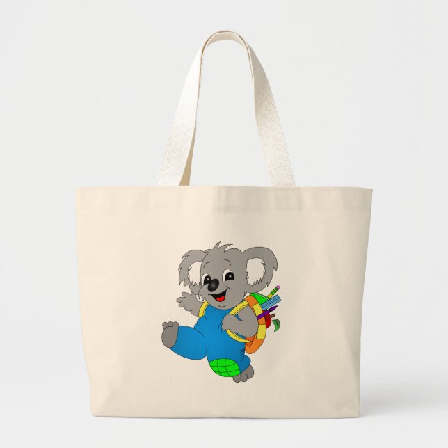 Bolsa Tote Grande Koala Bear com mochila (Frente)