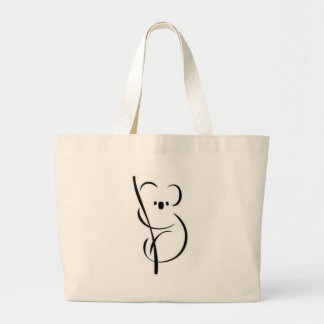 Bolsa Tote Grande Koala minimalista