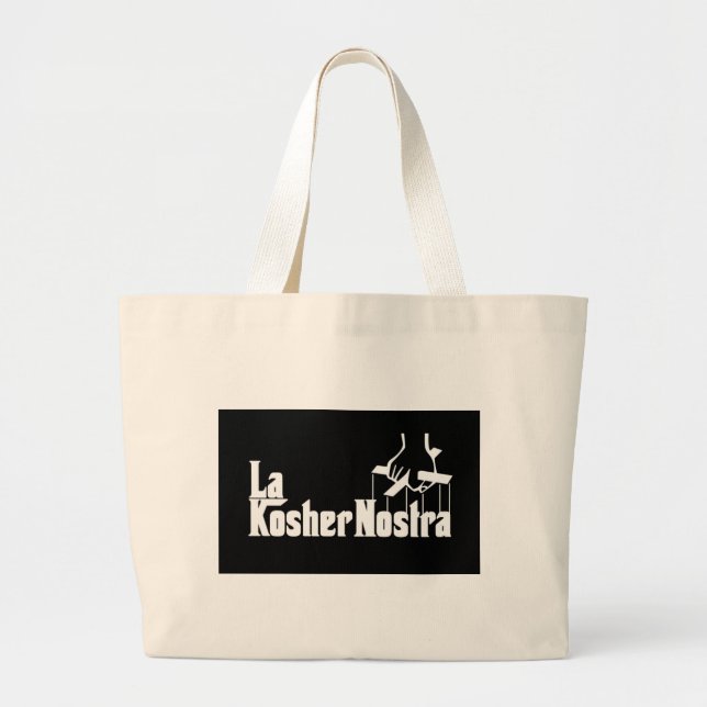Bolsa Tote Grande Kosher Nostra (Frente)