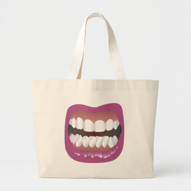 Bolsa Tote Grande La Bouche (Frente)