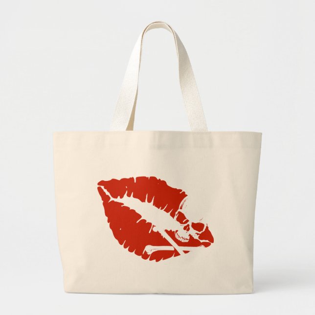 Bolsa Tote Grande lábios venenosos (Frente)