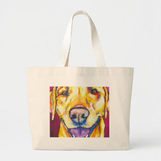Bolsa Tote Grande Labrador amarelo 1