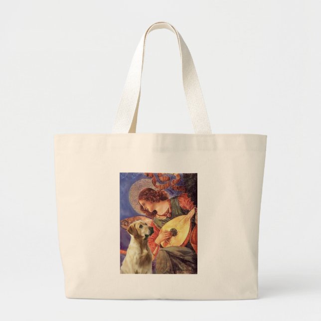 Bolsa Tote Grande Labrador (Y8) - Anjo Mandolin (Frente)