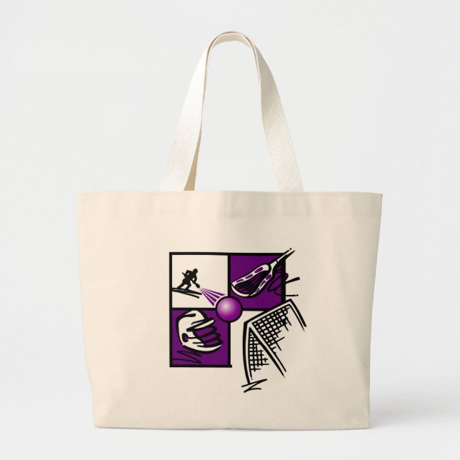 Bolsa Tote Grande Lacrosse (Frente)