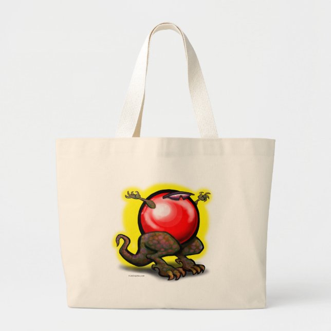 Bolsa Tote Grande Lacrosse a Saurus Rex (Frente)